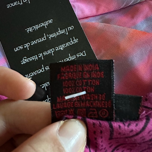 Aller Simplement Burgundy Printed Dress - Picture 7 of 7